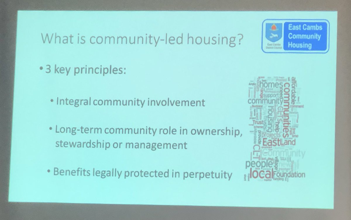 ruthhall1's tweet photo. Community Land Trusts as a method of community-led housing with Emily Mulvaney Community Housing Programme Manager from @EastCambs Community Housing @coopseast #ACoopR18 https://t.co/AYlAaEG8ZJ