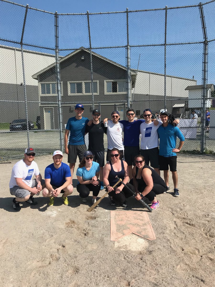 Play Ball ⚾️ . Day 2 of Verafin’s  Charity Softball tournament. Big Thanks to KPMG