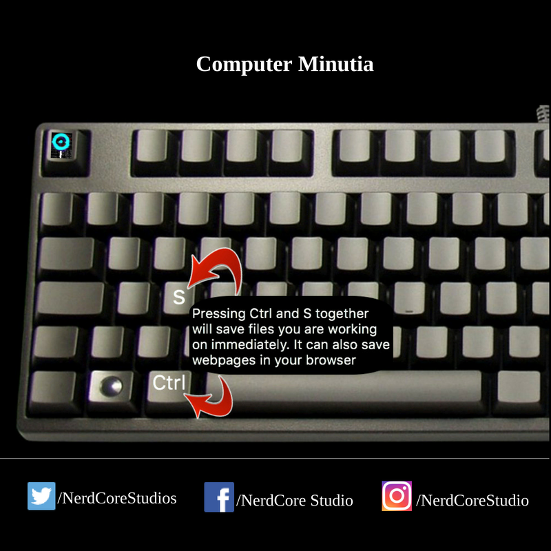 NerdCoreStudio's tweet photo. So when you are working on a document on your computer you can quickly save your progress by pressing and holding the Control(Ctrl) key and the letter S key on the keyboard at the same time!!
For Mac users use the Command(Cmd) key and letter S key to do the same. #RR https://t.co/Y5gvnyhvDf