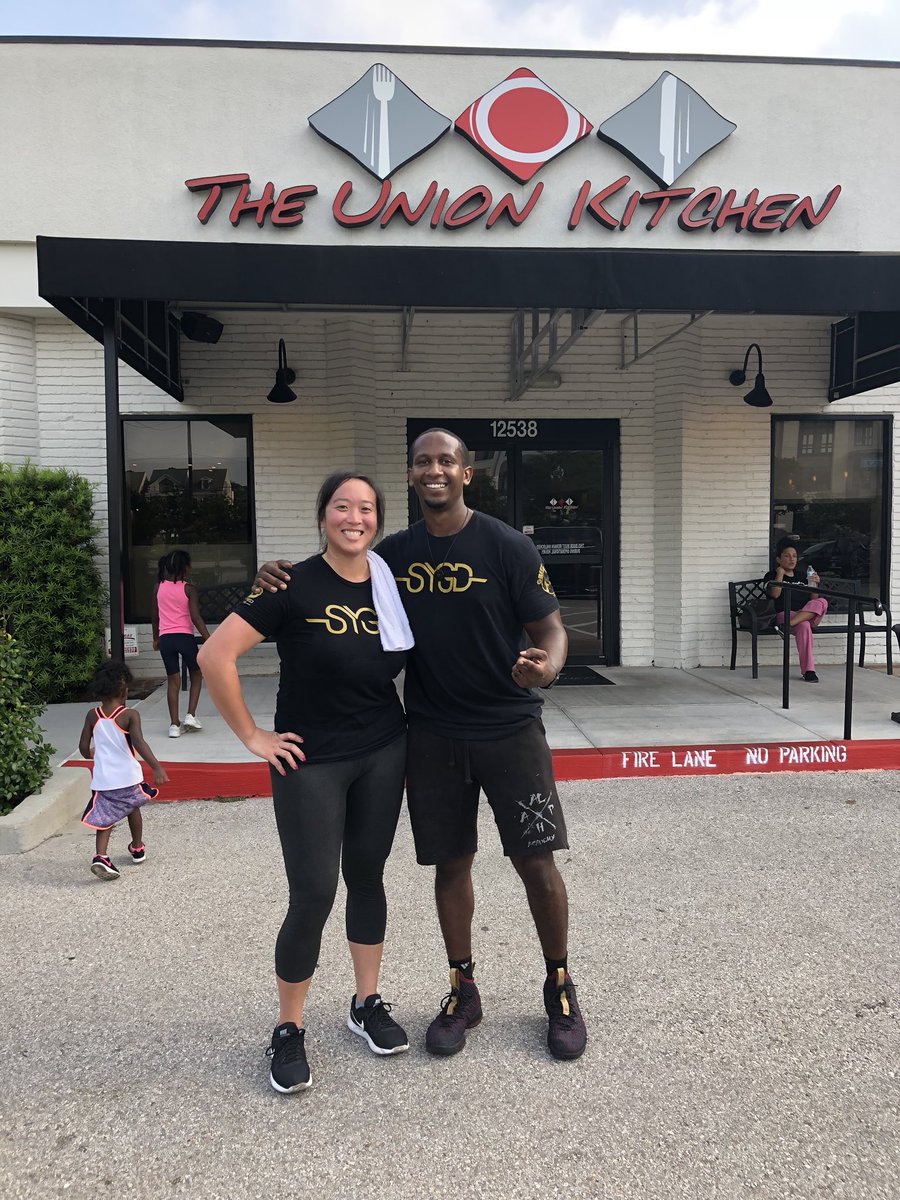 Morning bootcamp! Great sweaty workout! Now time to eat! <a href="/UnionKitchen2/">TUK Memorial</a>  #shafersummerselfies