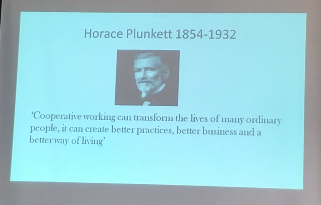 ruthhall1's tweet photo. Fascinating presentation from Marvin Symes on @PlunkettFoundat and their work on helping rural community #coops @coopseast #ACoopR18 https://t.co/3oP4ghiBJe