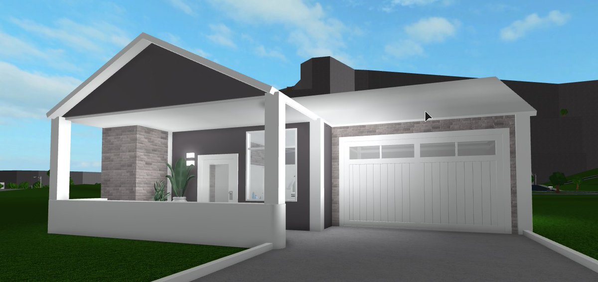  1  Story  House  Design  Bloxburg 