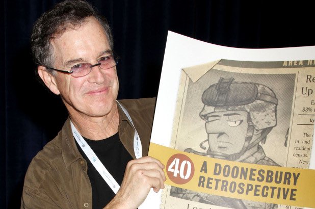 Today in Comics History: Happy 70th birthday to \"Doonesbury\" creator Garry Trudeau, born on July 21, 1948. 