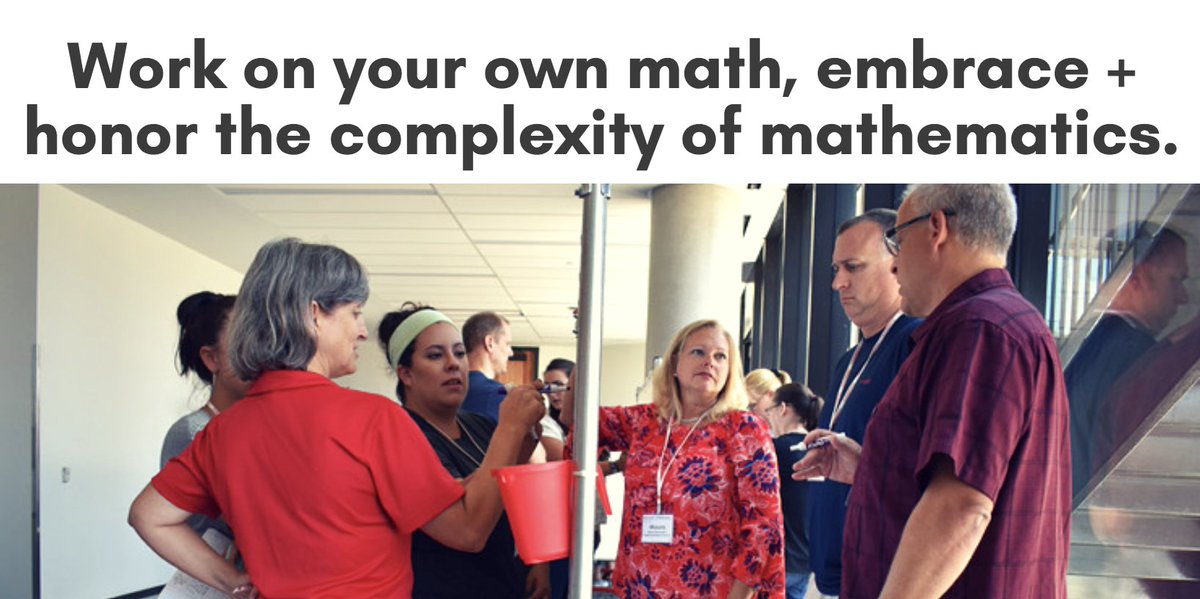thenumberlab's tweet photo. We are ready for another great week of working with educators who honor the complexity of mathematics and are willing to grow themselves as mathematicians. #honorcomplexity #EdCollab18 #mathchat https://t.co/3cBVPvCLsq