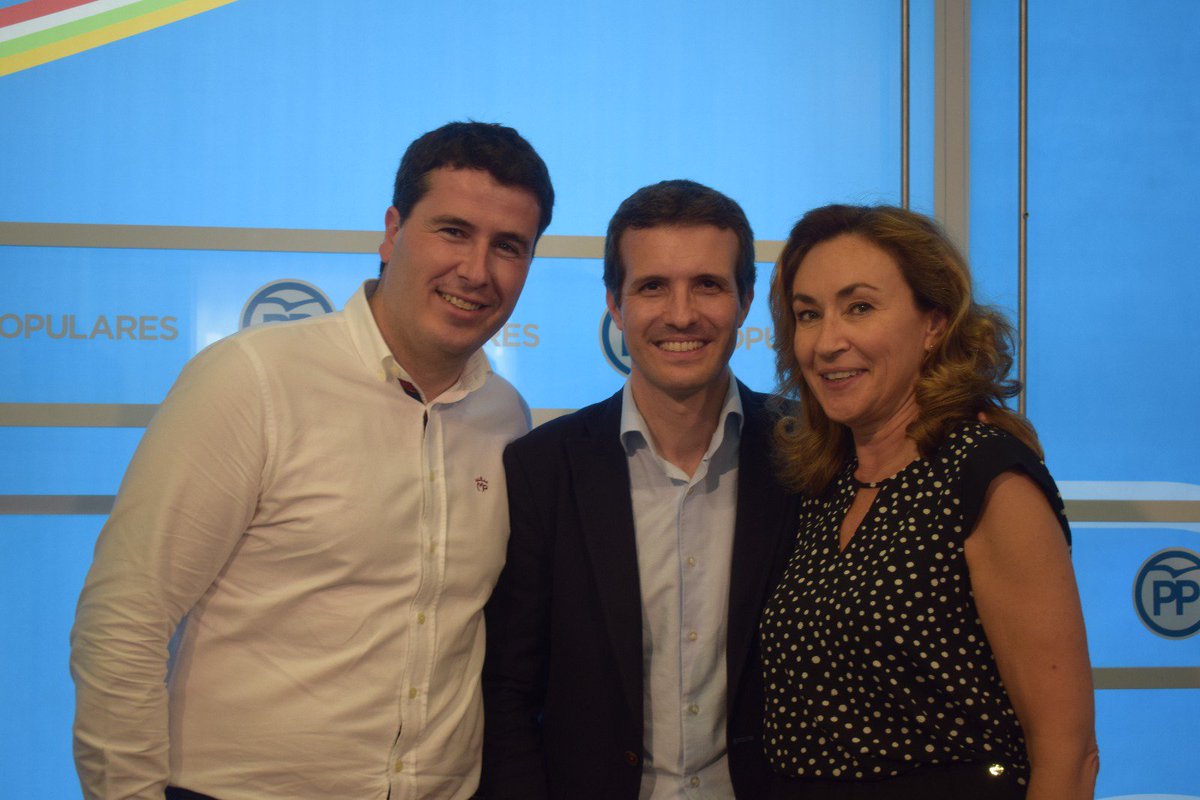 Felicitar también a María Martín y <a href="/diegobengoa/">Diego Bengoa</a> por la confianza que <a href="/pablocasado_/">Pablo Casado Blanco</a> ha depositado en ellos, quienes nos acompañarán en el Comité Ejecutivo y en la Junta Directiva Nacional del <a href="/PPopular/">Partido Popular</a> #IlusiónPorElFuturo #19CongresoPP