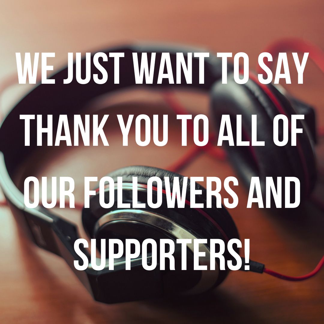 We just want to tell you all... thank you so much! #podcast #podcasters #ThankYou