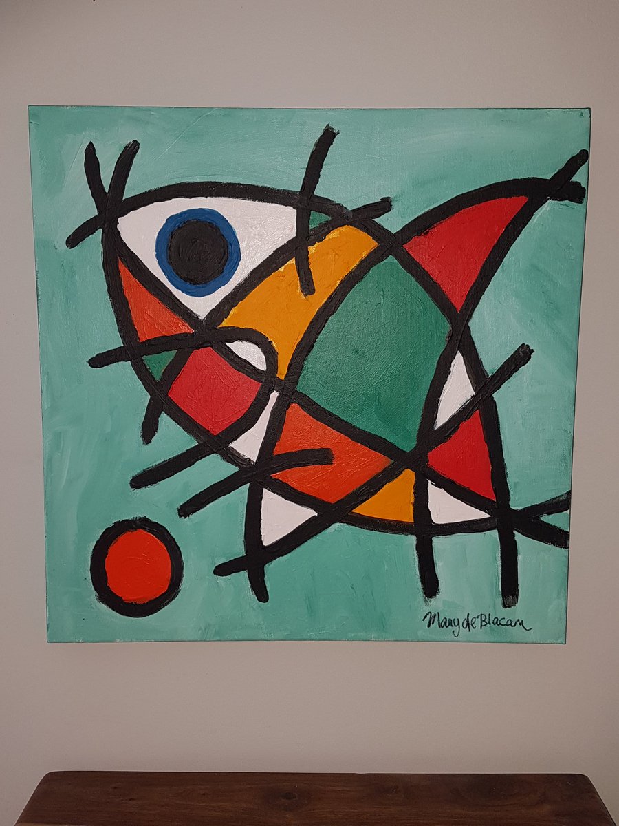 canicedublin's tweet image. The #greenfish by @mglandore on the wall at last #loveit