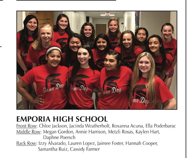 These cheerleaders support the Kansas Shrine Bowl all year. Raising $ for the Hospitals in their stands. ❤️❤️thank you!