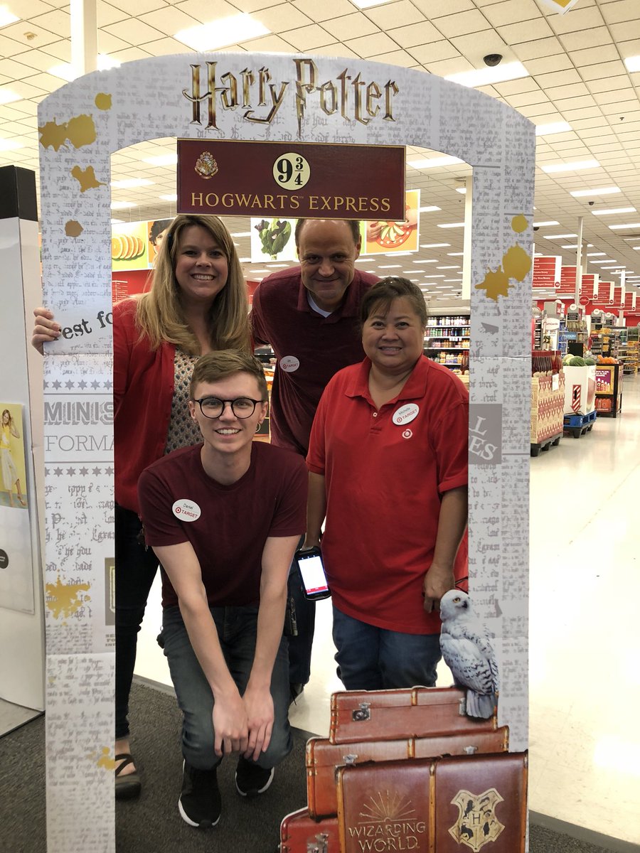 Fishers is ready to get on the Hogwarts Express! <a href="/Katemard1/">Kate</a> <a href="/rickd0055/">Rick Dengelegi</a> #targetfun #wizardingworld #t1350