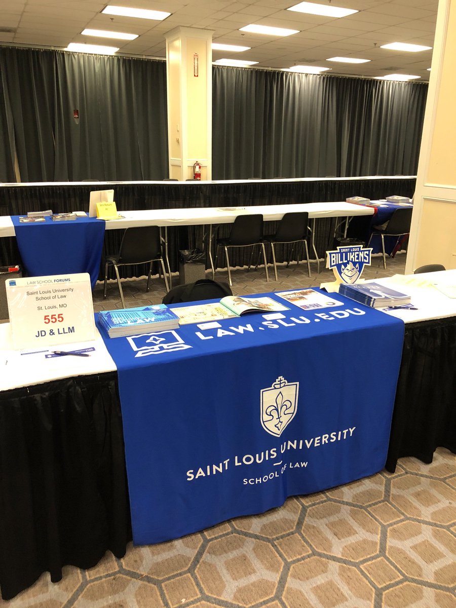 SLULAWAdmits's tweet photo. Join @SLULAW at the LSAC DC #lawforum today! 11 am - 4 pm at the Marriott Wardman Park. Find us at Table 555. #lsacforum #lawfair #DCforum #prelaw #slulaw https://t.co/ktxIGebHej