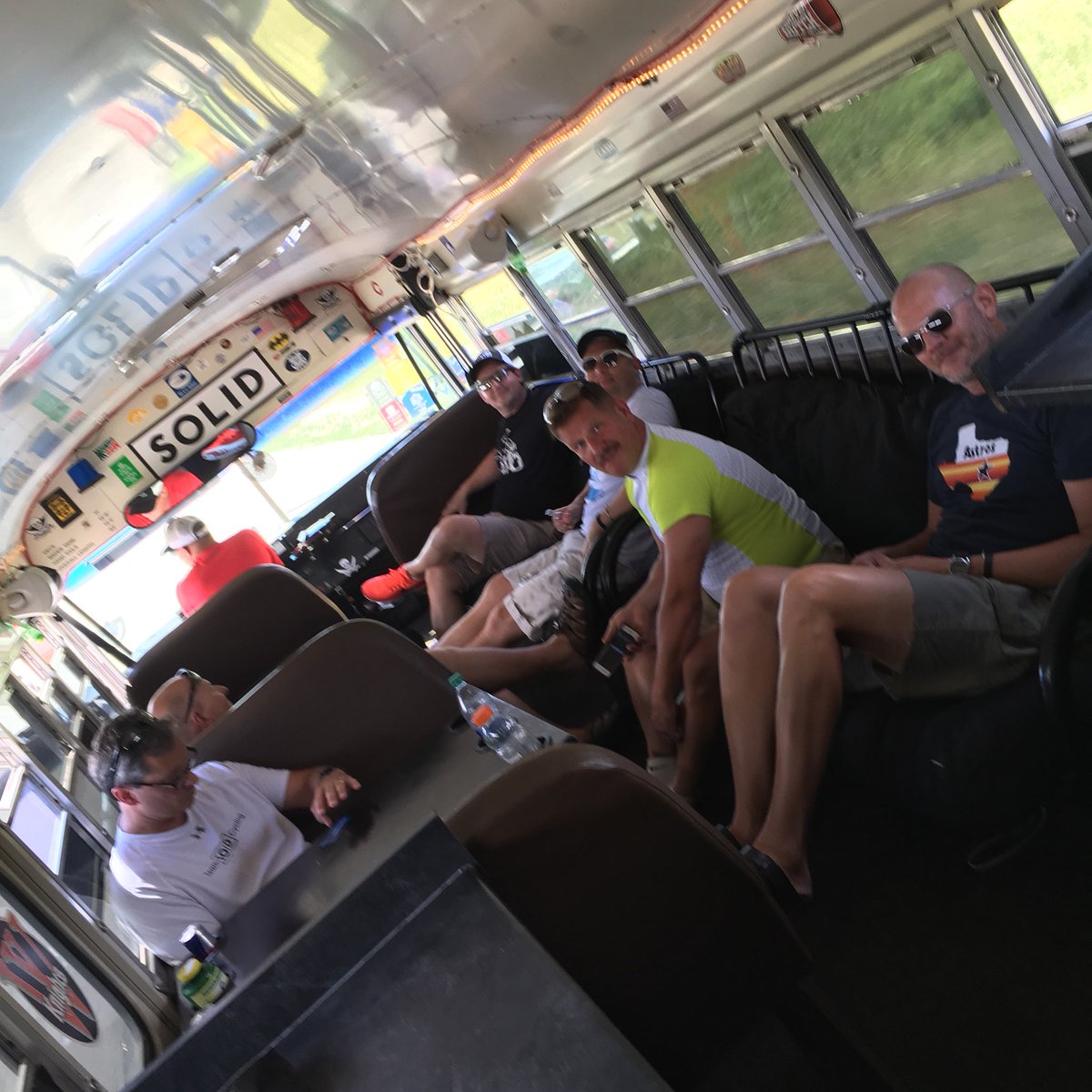 TeamSolidCycle's tweet photo. The voyage the Black Pearl. #RAGBRAI, #teamsolid https://t.co/gROWaHxJRF