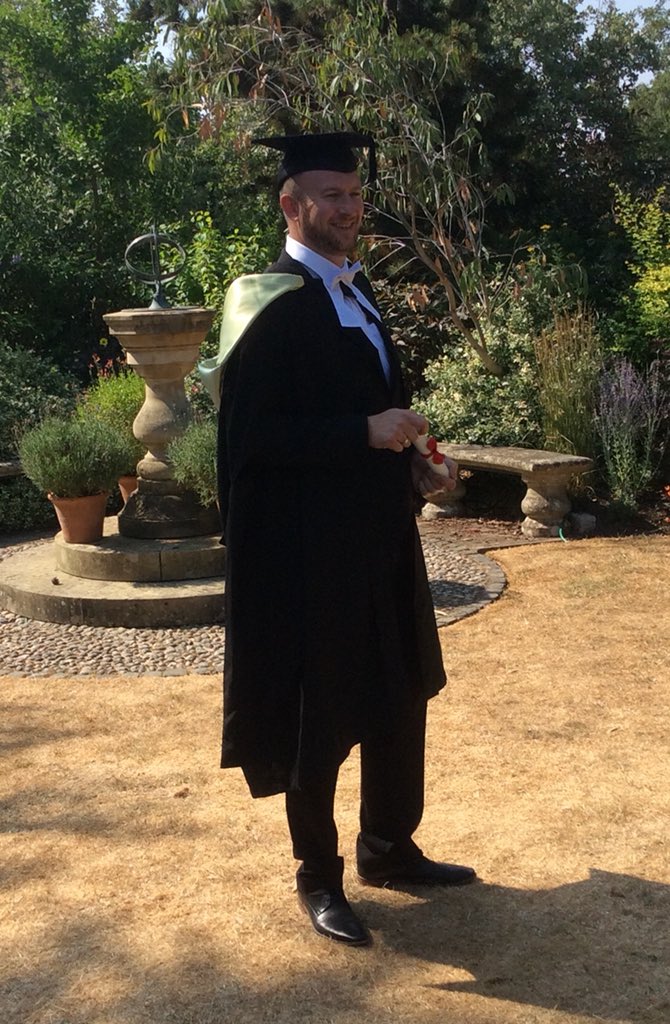 Simmonds_76's tweet image. Honoured and privileged to receive a Masters in Criminology from @Cambridge_Uni. Thank you to @WolfsonCam for a wonderful 2 years and to @ThamesVP for the opportunity.