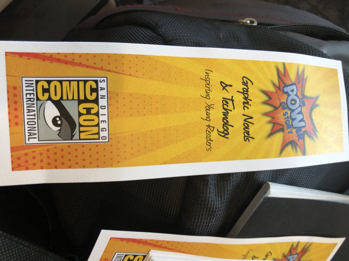 Dinhclass's tweet image. Graphic Novels &amp;amp; Tech #sdccel #SDCC18  #SDCC2018  @SDPublicLibrary