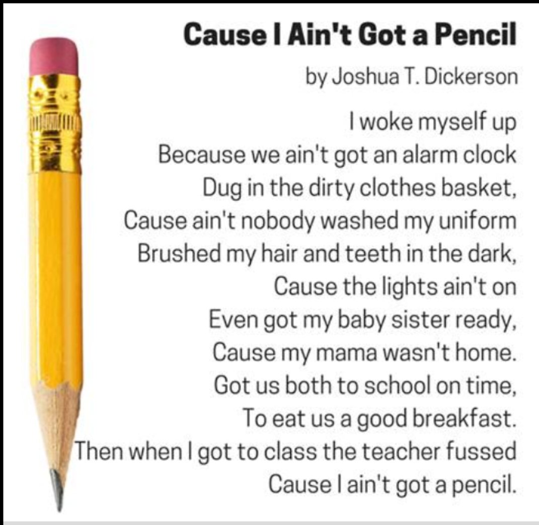 A good reminder for teachers.