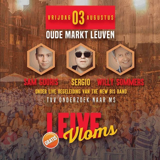 oudemarktleuven's tweet photo. #leivevloms #leivevloms18 #leuvenbynight #samgooris #sergio #willysommers #leuven #leuvenistop ten Voordele van onderzoek naar #multiplesclerosis https://t.co/ExUQ2L0ntz #leuven #oudemarkt https://t.co/0R9EQP5xDy