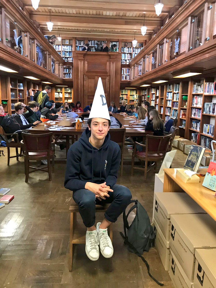 A Victorian lesson in @SedberghSchool historic library #LearningThroughExperiences #History #Culture