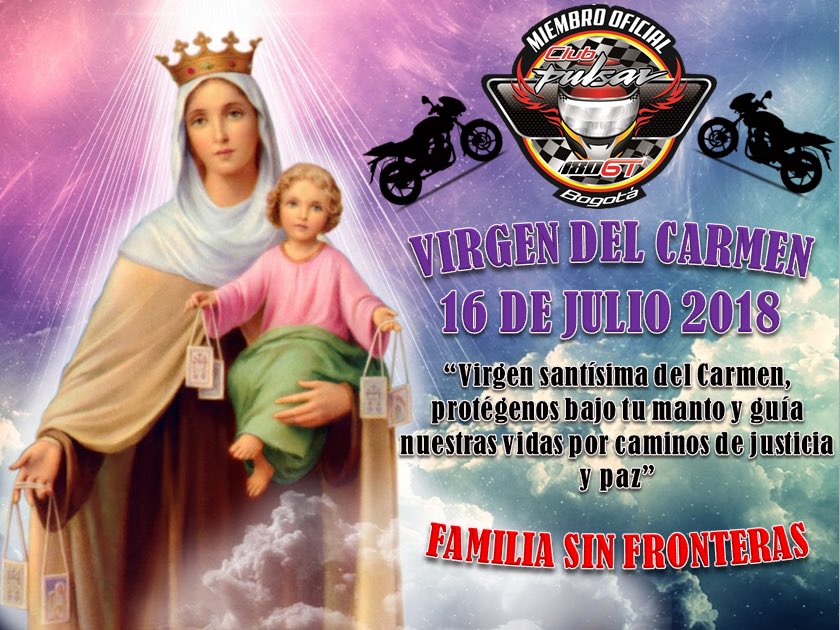 CP180GTBta's tweet photo. Damos gracias en este tu mes por las bendiciones recibidas...te pedimos sigas cuidando nuestras rutas...Virgen del Carmen...🙏🏻✌🏻🏍 https://t.co/6iRn1S1pjf