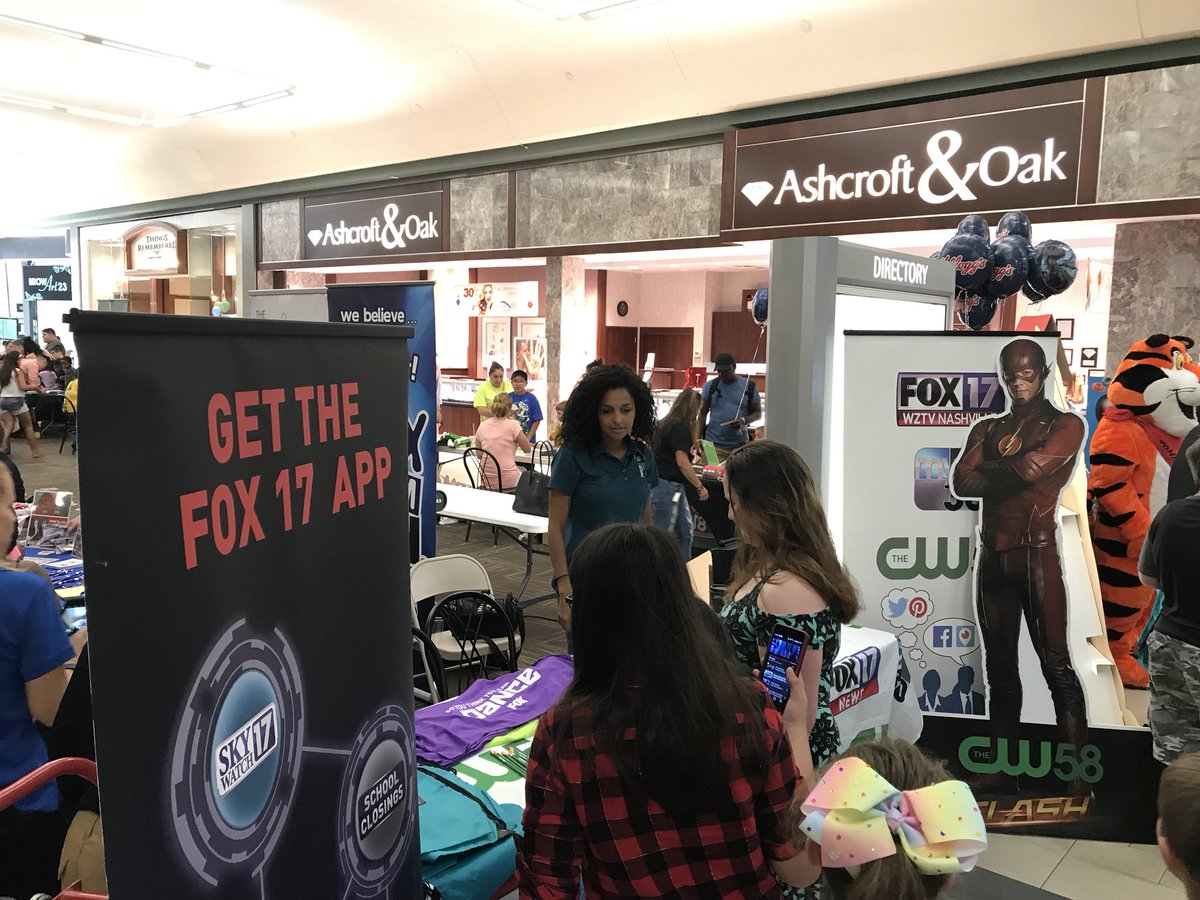 Come stop by the <a href="/FOXNashville/">FoxNashville</a> table and see me and @TorriCWMY! We’re at Rivergate Mall’s back-to-school event making sure everyone’s ready for this year.
