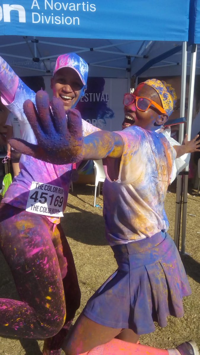 matshepom2's tweet image. #TheColorRunSA