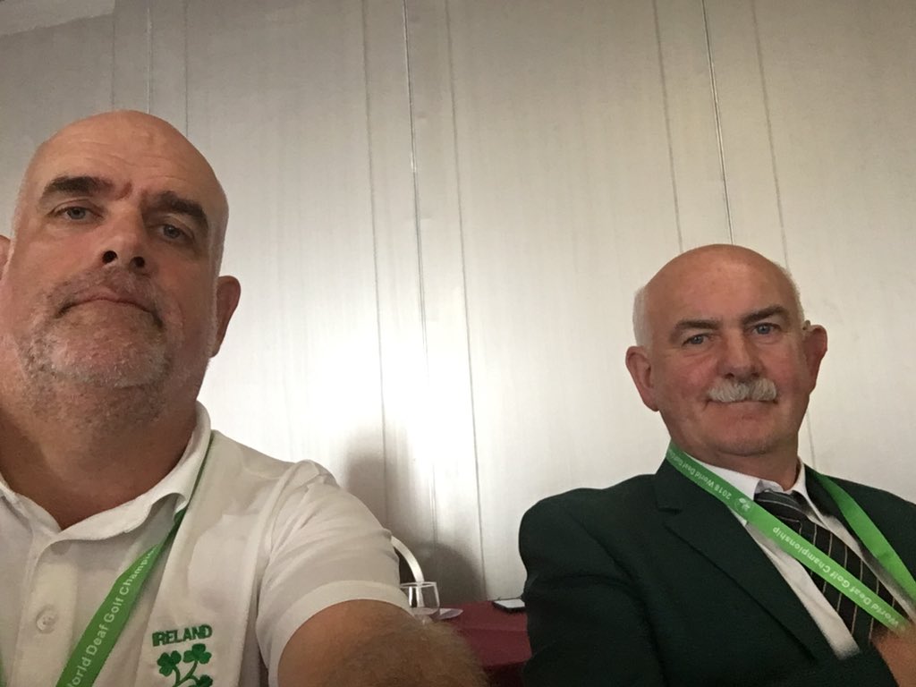 Representing Ireland at the WDGF AGM at Carton House today!  <a href="/WorldDeafGolf/">WDGF</a> <a href="/wdgc2018/">WDGC2018</a>