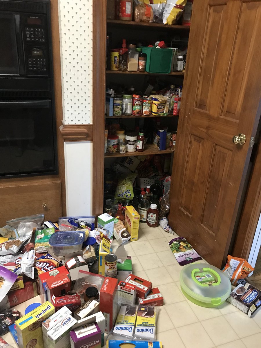 CaubleNancy's tweet photo. Transformation can sometimes be the same stuff organized in a different way, like my pantry! Or listening to sermons to transform my heart and soul. #FalkenerESBC18 #gospeltransformation https://t.co/z0SZ9ZrQTh