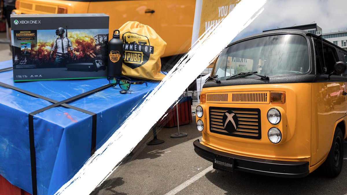 #SummerofPUBG comes to #SDCC2018. What would you do if you won a bus? #PUBG
