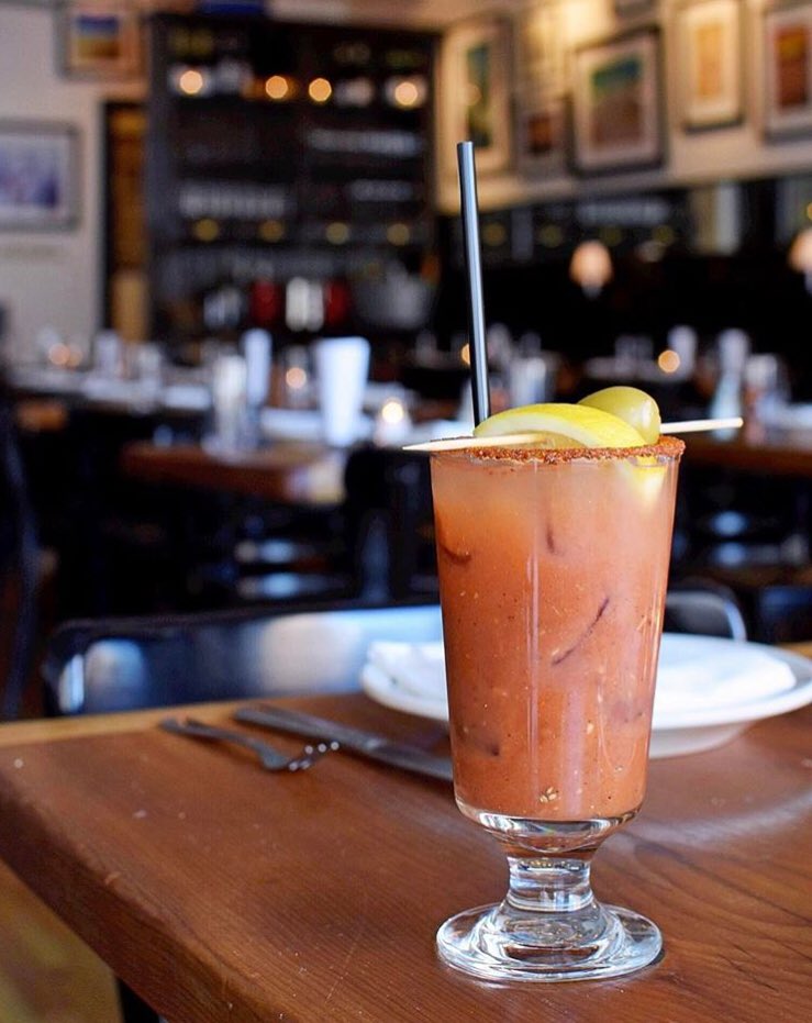 Because on some Saturday Mornings...coffee just isn’t enough. 
#SaturdayMorning #bloodymary #brunch #nycbrunch