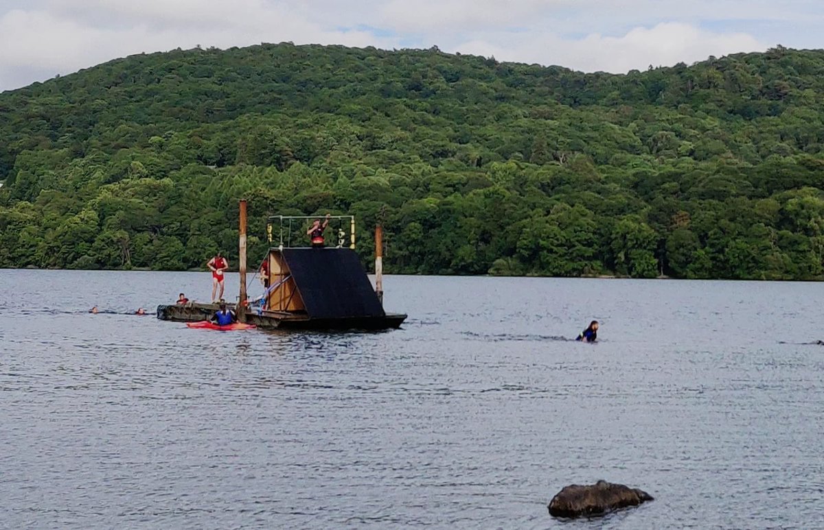 tladotco's tweet photo. Abel’s feeling strong as he emerges from the water. Keep going, team!! https://t.co/JJ1PBgyovf