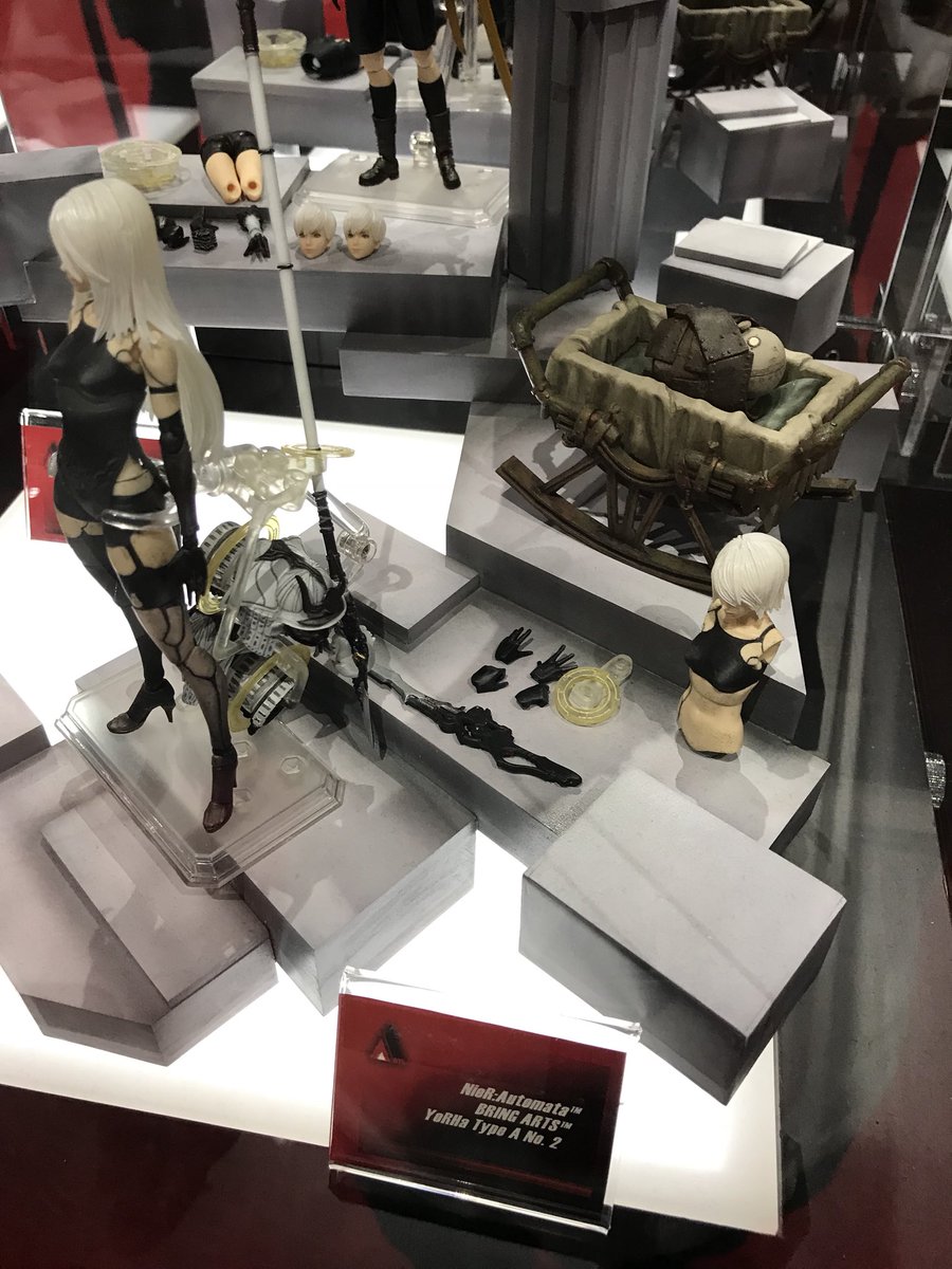 ニーア オートマタ BRING ARTS A2の彩色原型を何枚かアップ