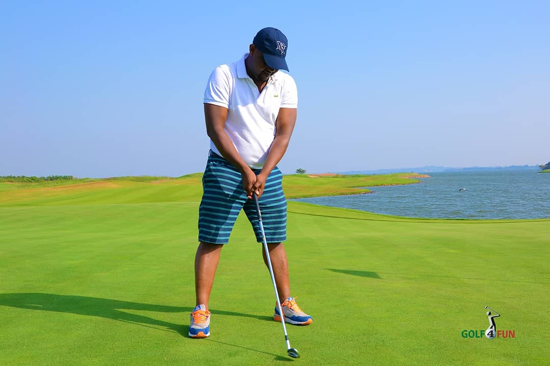 Golf4FunSA's tweet photo. Golf4Fun CEOs @ThembaNobanda &amp; @AaronPunkie receive @nbstv Chief of Strategies @Joekigozi earlier on the course where he participated in a game of Golf.

He will be one of key note speakers at the #g4fpearlofafrica evening gala happening now @lvictoriaserena https://t.co/CpxFjjalhT