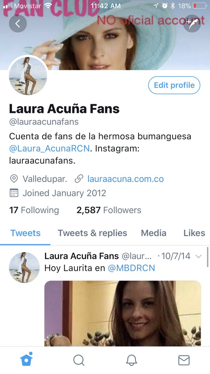 lauraacunafans's tweet photo. Hace 6 años cree esta cuenta para @LauraAcuna hoy después de tanto tiempo... el cariño sigue siendo el mismo. Saludos y abrazos Lau https://t.co/Wgvged7Cpi