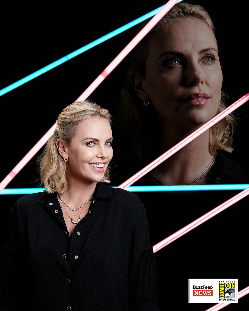 theronbrasil's tweet image. Já que tá rolando a #SDCC2018 vamos lembrar da Charlize na #SDCC2017