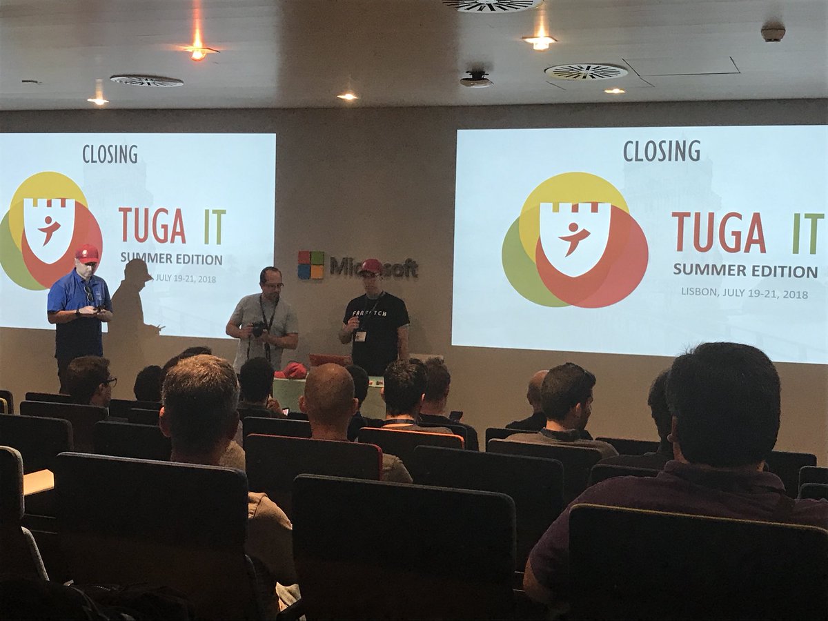 Monica85Rodrig's tweet photo. Closing @tugaitconf thank you for your event https://t.co/Z5uznjg7Xf
