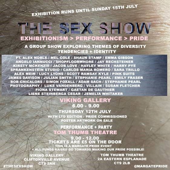 VikingGallery's tweet photo. last chance to grab #TheSexShow in #Margate
Tomorrow Sunday 22nd July 2018 11-5 https://t.co/kuMcmFlHcW