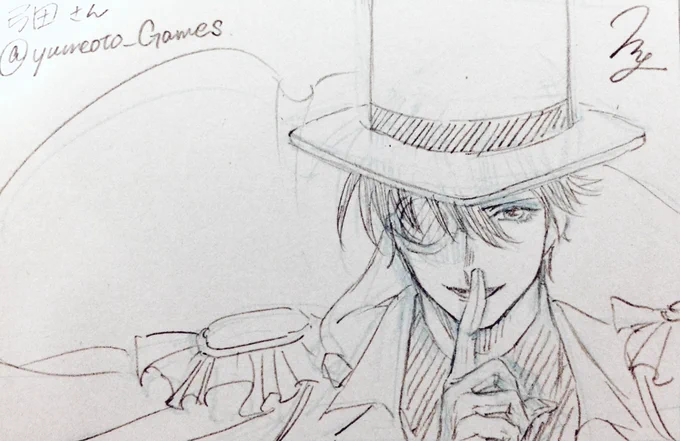 @yumeoto_Games 弓田さんの怪盗キッドおかりしました! 