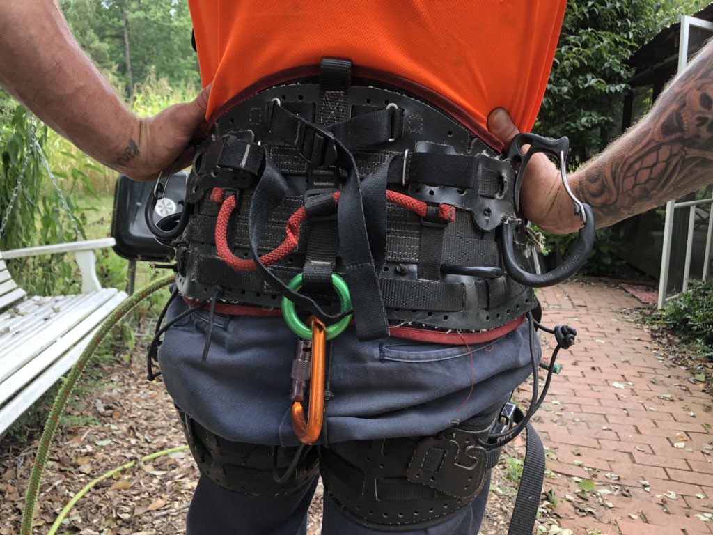 MsMollyOT's tweet photo. @AskTSA can my husband take his tree climbing gear through security and carry on the plane?  Thanks for your help! https://t.co/j3iLM1wTNF