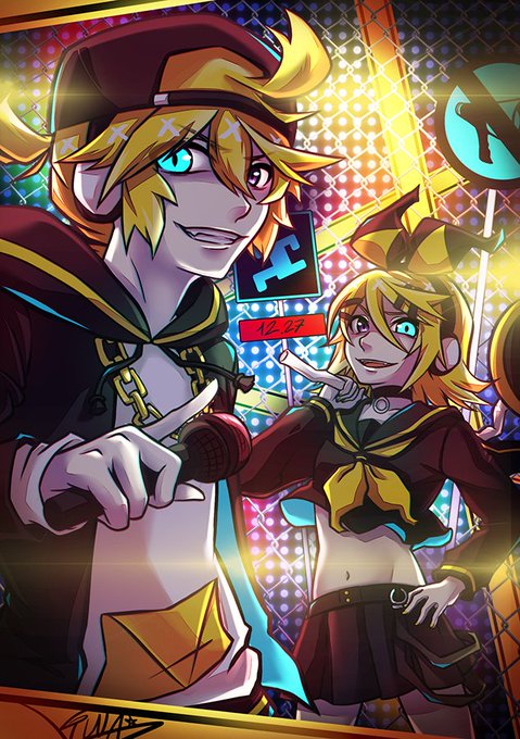 鏡音レンのtwitterイラスト検索結果 古い順