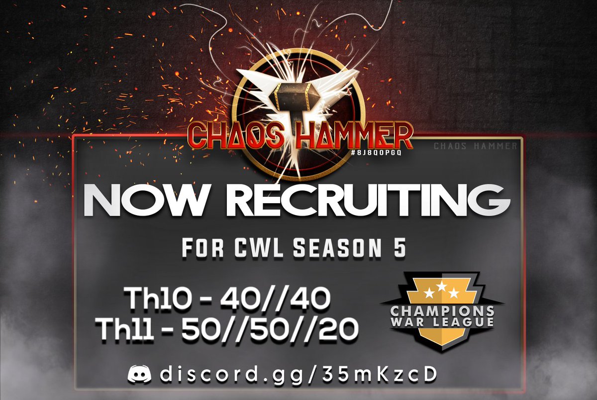 Serious_joker09's tweet image. Recruiting for CWL Season 5 discord.gg/35mKzcD
