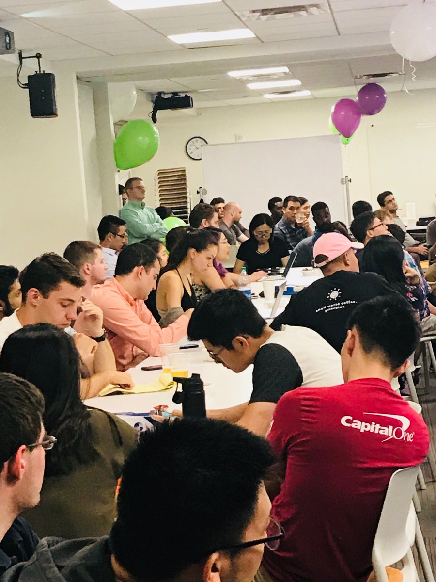 WayfairTech's tweet photo. Our #WayfairHacks Summer #Hackathon is currently in progress! We're hacking over the weekend fuelled by innovation and doughnuts 🍩💻 https://t.co/98x0IMi3tx