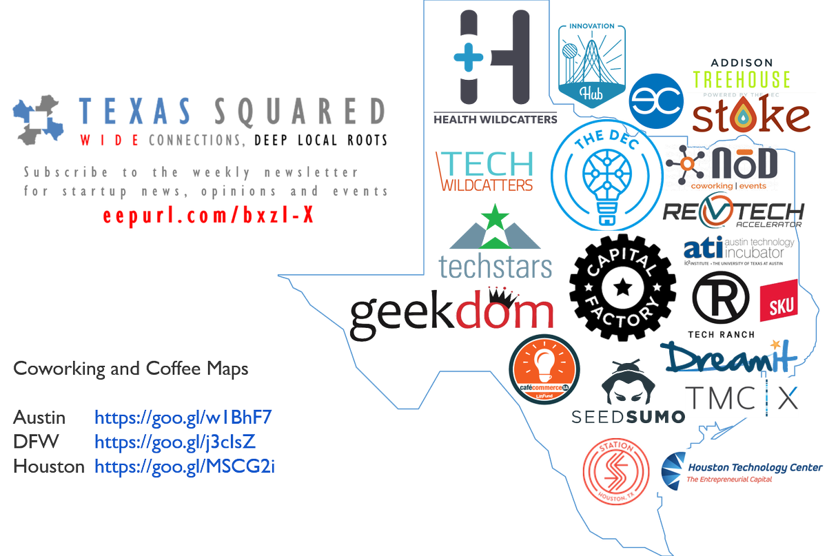 marc1919's tweet photo. If it's Saturday, I'm working on the Texas-Squared Startup Newsletter. Have any startup news or tips? please send them to me at marc+newsletter@tsquaredagency.com and don't forget to subscribe https://t.co/nLiowqgqnI https://t.co/9nAd6d2wH8