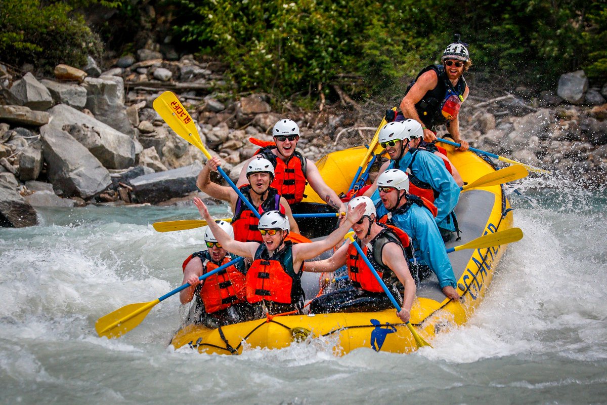 Rafting Gives You Wings! 
** Big thanks to our devilishly fun crew from yesturdays trip!  Come out and join the FUN, but don't forget your horns!