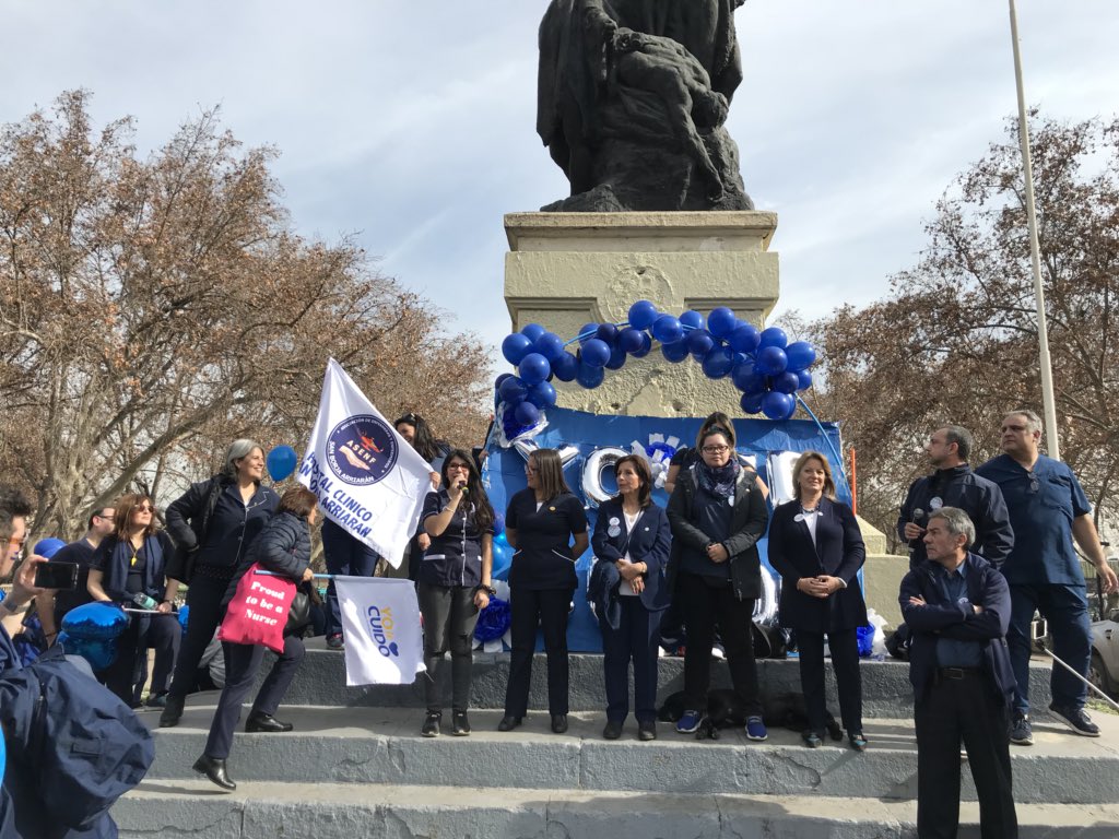 colegioenfermer's tweet photo. Presidentas de las organizaciones de enfermeras  y enfermeros agradecen públicamente a los más de cinco mil participantes de la marcha y advierten que de no cumplirse la ley se avanzará a la paralización nacional ! https://t.co/GG8M9uFcu8