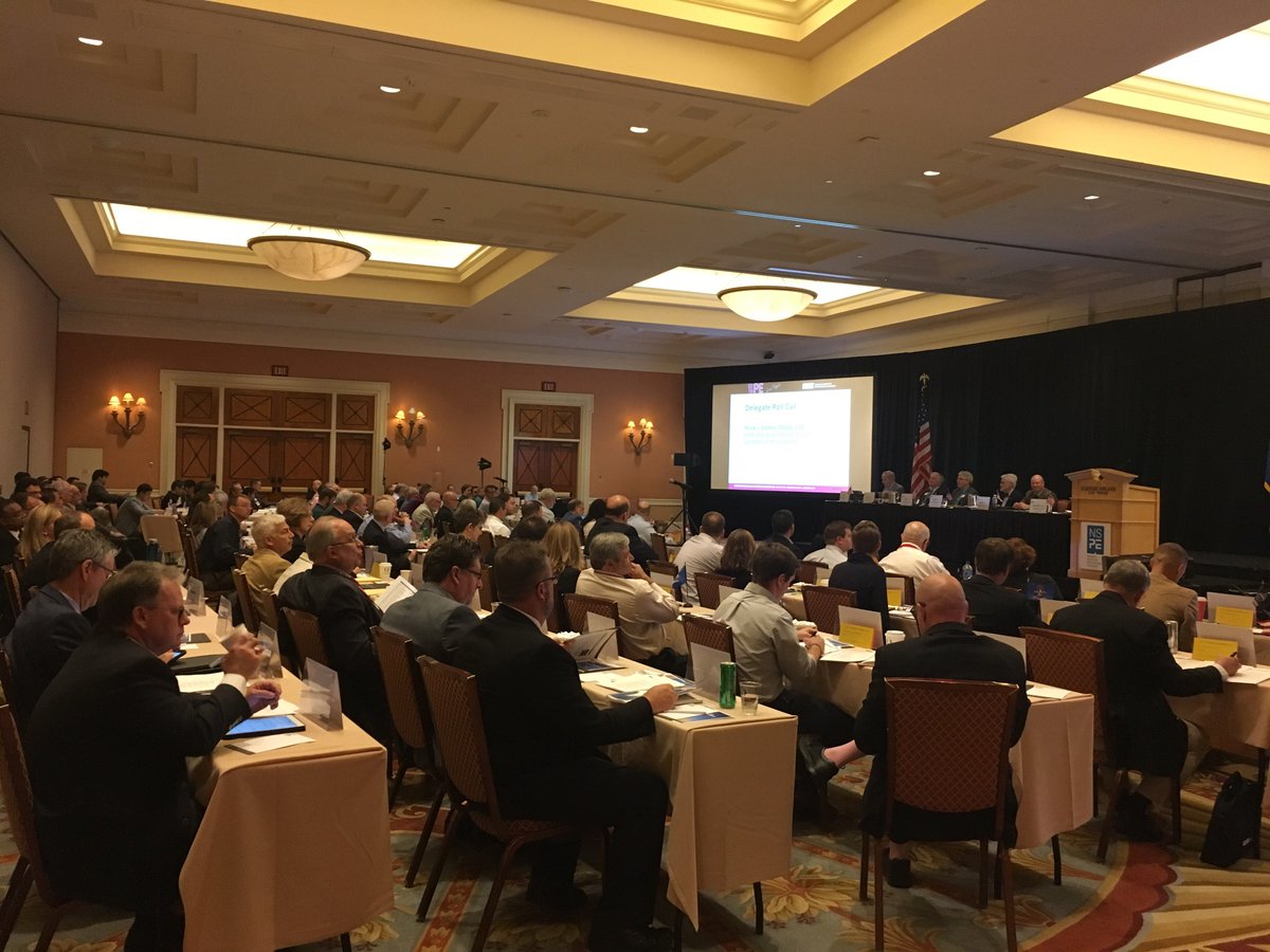 TNSPE's tweet photo. The @NSPE House of Delegates is underway. Looking forward to a productive discussion on a number of important issues. #PECON18 https://t.co/mZxZCtELY8