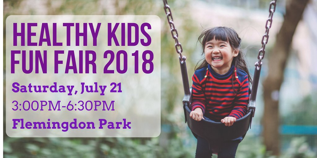 Today's the day! Don't waste another #summersaturday at home on smartphones 📵 Instead, bring the whole family to the Healthy Kids Fun Fair at Flemingdon Park! We'll have tons of free games and activities starting at 3pm. See you soon! #HealthyKidsON #PowerOffandPlay #torontokids