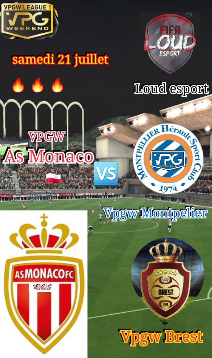 Nos 3rencontres du soir, bon courage et bon matchs à nos adverssaires. @VPGWMontpellier @VPGAuxerreOff <a href="/VpgBrest/">VPG Brest</a>