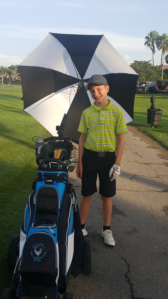 Jarrett with a bounce back 93 today.  Made a birdie on back 9.  Absolutely great international experience for small town mitchell ontario kid.  Played with kids from Arkansas and Ecuador today.  Thanks #pganational #optimistinternational   #mitchellgolf #mitchelloptimist