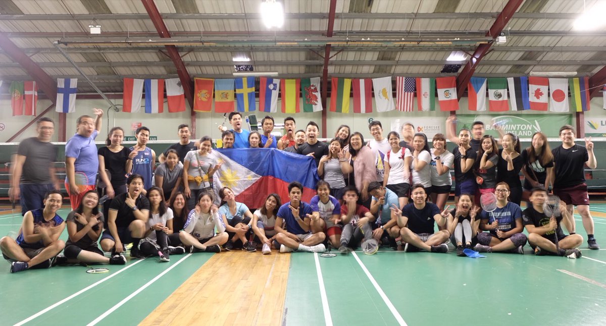 whateverttweets's tweet photo. (--,): Badminton Day with the Gang 😍🏸🤗 #GTPinoyandFriends #SportsFest2018 #CityQuay #Molyneux #GT #GTFAAS #Dublin #Ireland #Baldoyle #TeamPinas #Laban2018 https://t.co/ehgawzwcZU