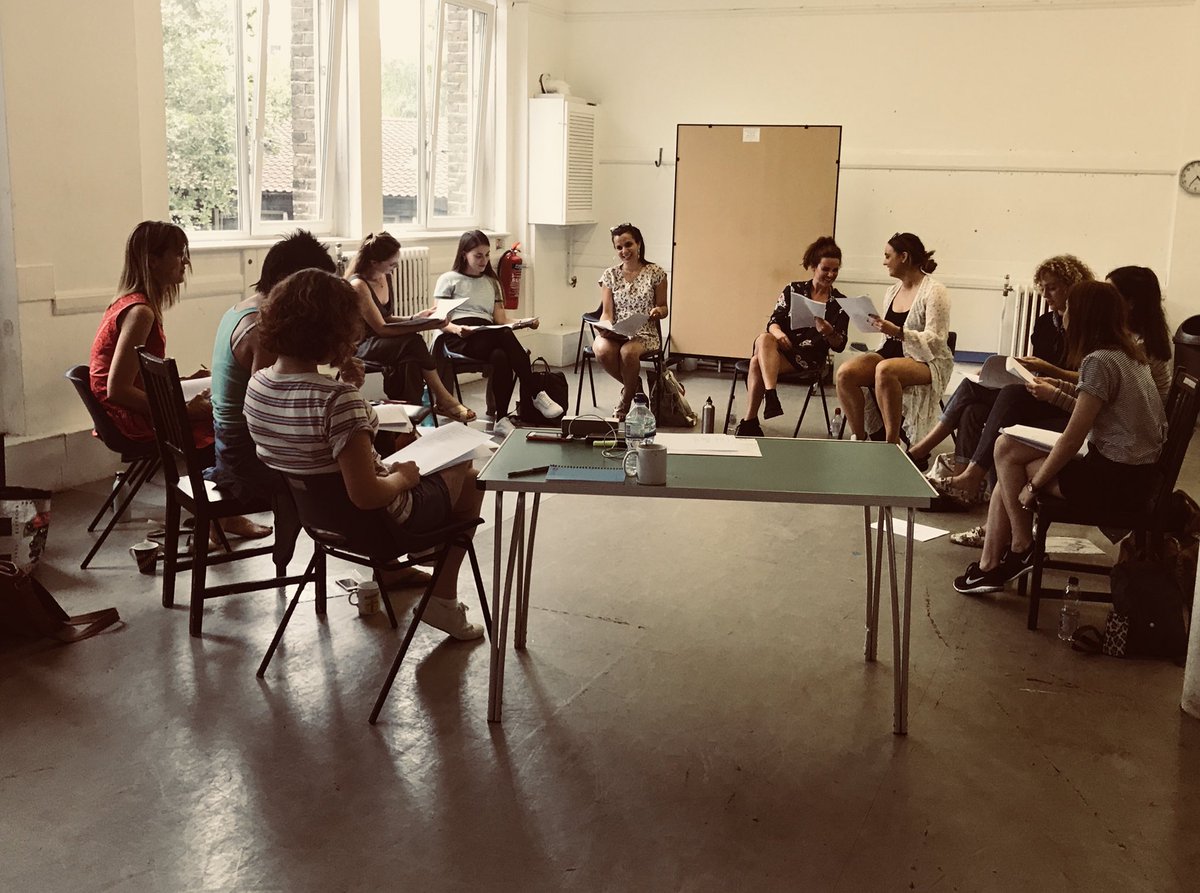 OTBmusical's tweet photo. When you get a cracking bunch of ladies to read through your new musical for the first time ever but you forget to take a pic during so they have to pretend afterwards 😂Thank you ladies from the bottom of our excited grateful wee hearts 😍👏🏻#talent #actnatural #women #legends https://t.co/H9pBGpvi0K