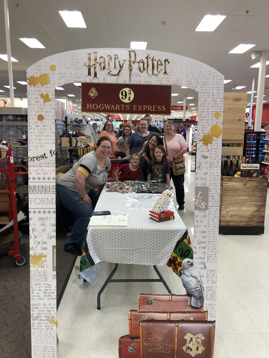 With 15 minutes to go, this crowd is stoked about our Harry Potter event! I’m proud to have been sorted into Ravenclaw! #harrypotter #target #ravenclaw #T1355