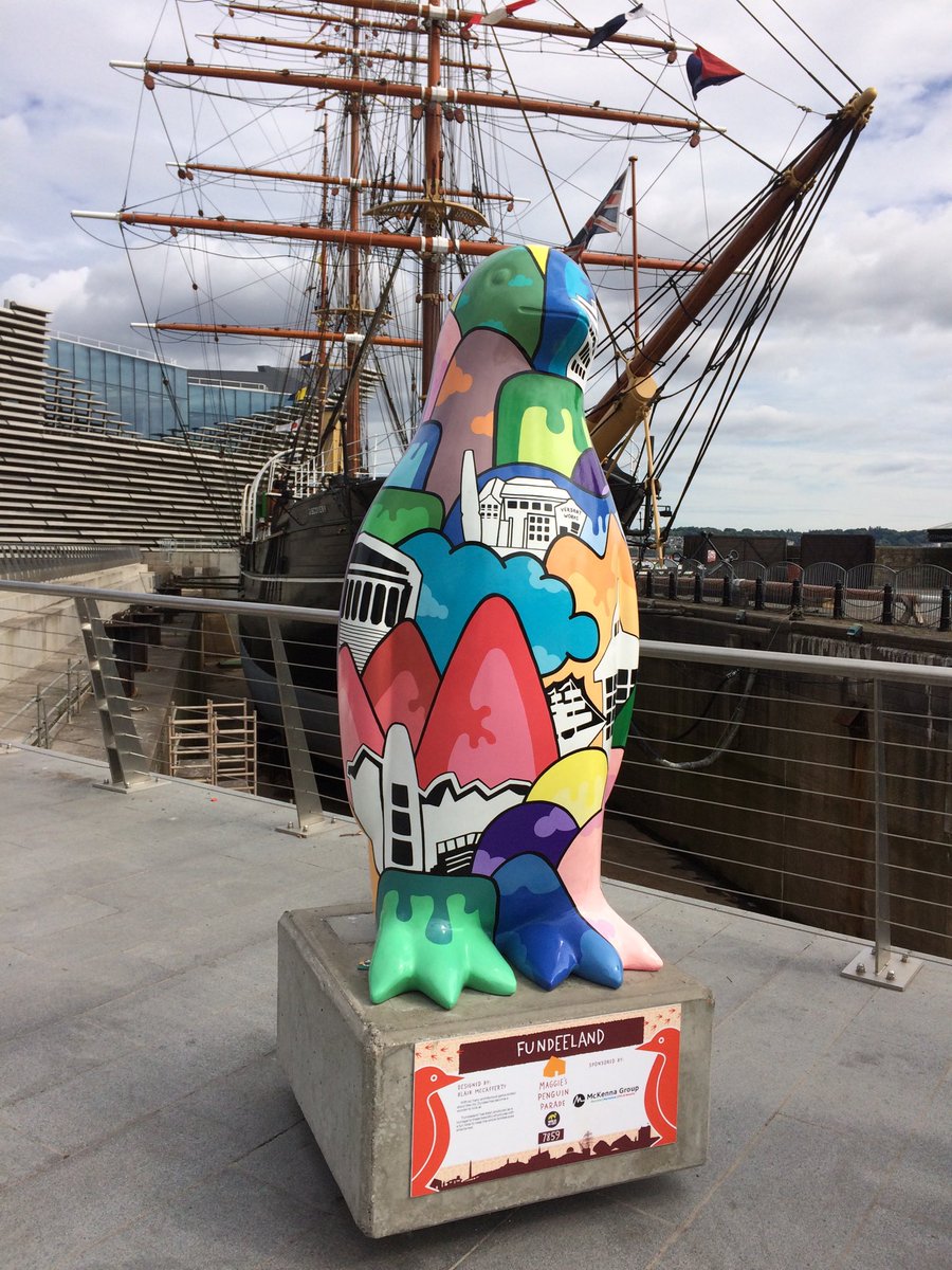 Great fun penguin spotting in Dundee! #Penguins #penguinparade #Dundee #maggiespenguinparade #happyfeet